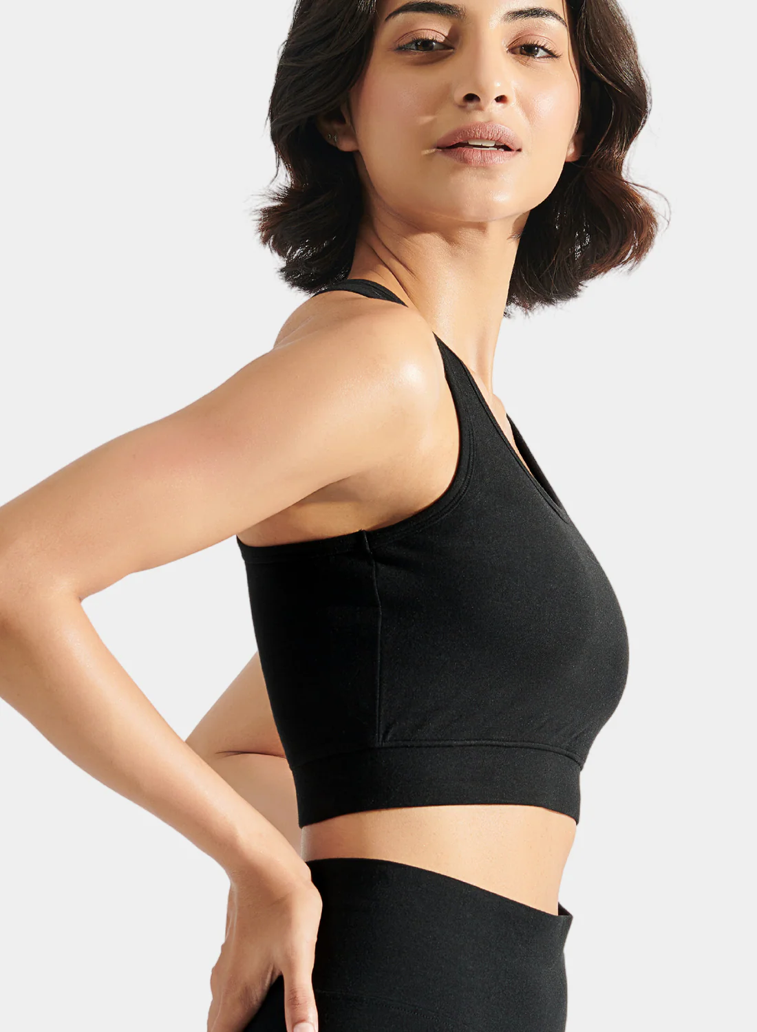 Aero Bra Top Midnight Black - Image 3