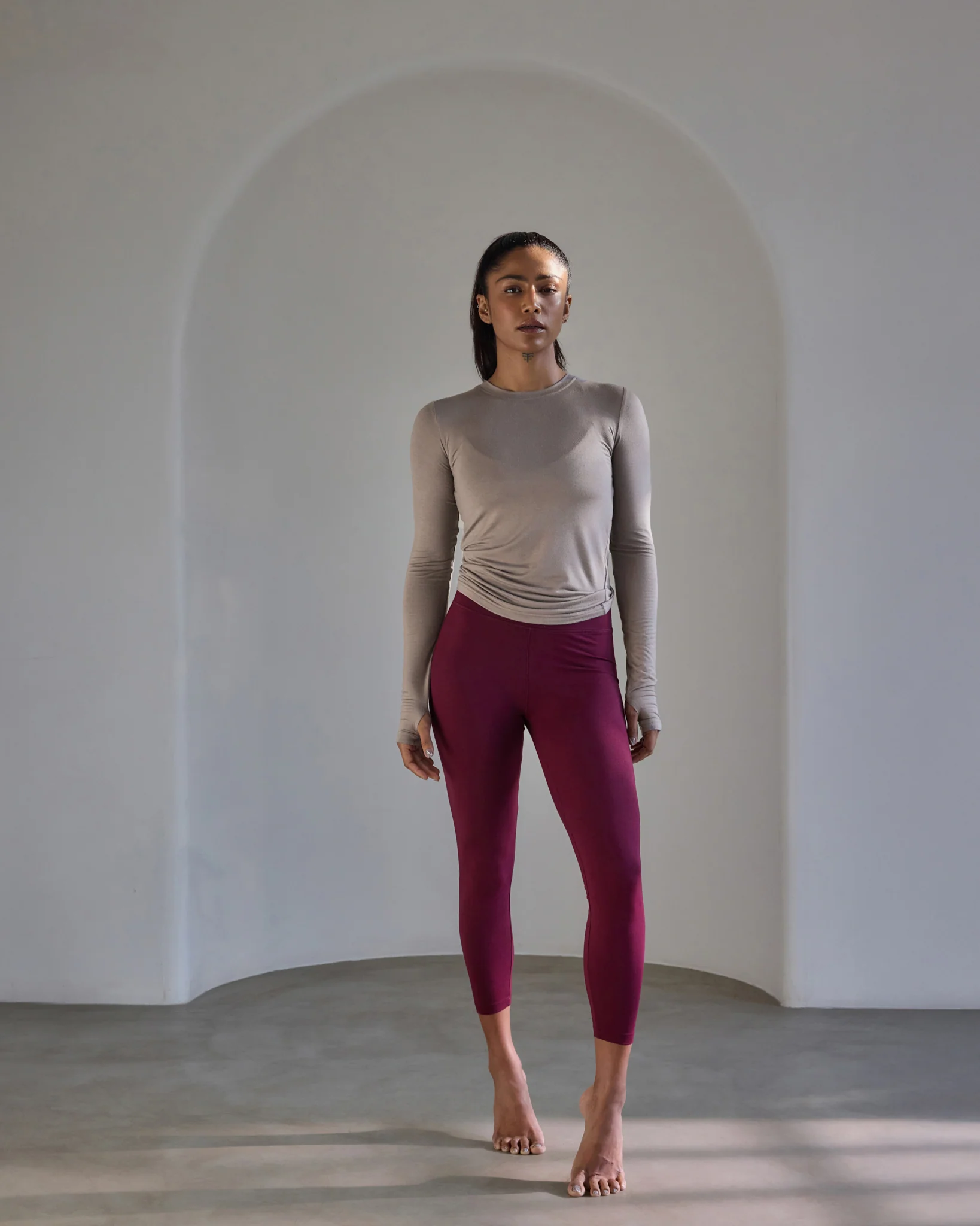 Aero Leggings Deep Berry - Image 5