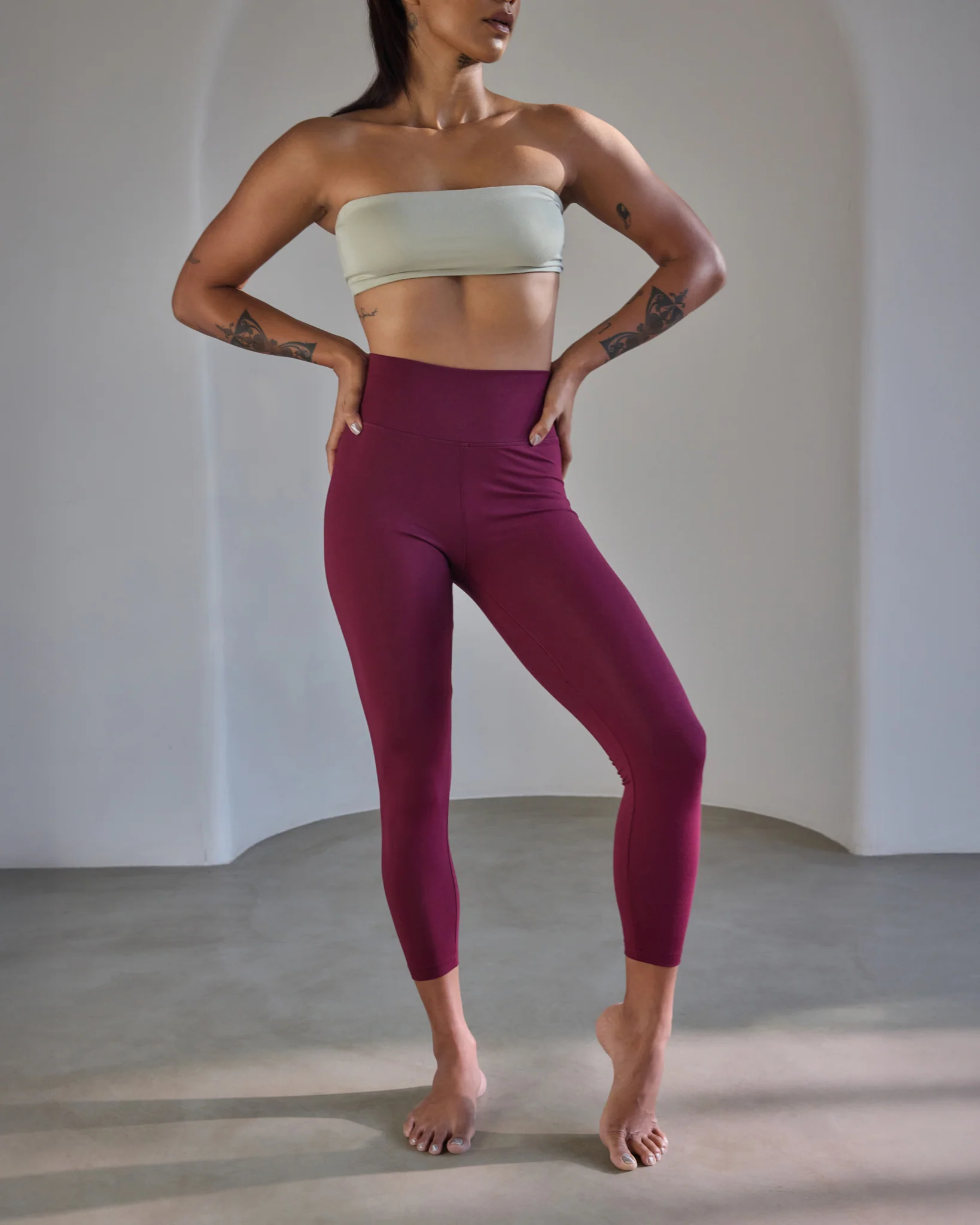 Aero Leggings Deep Berry - Image 7