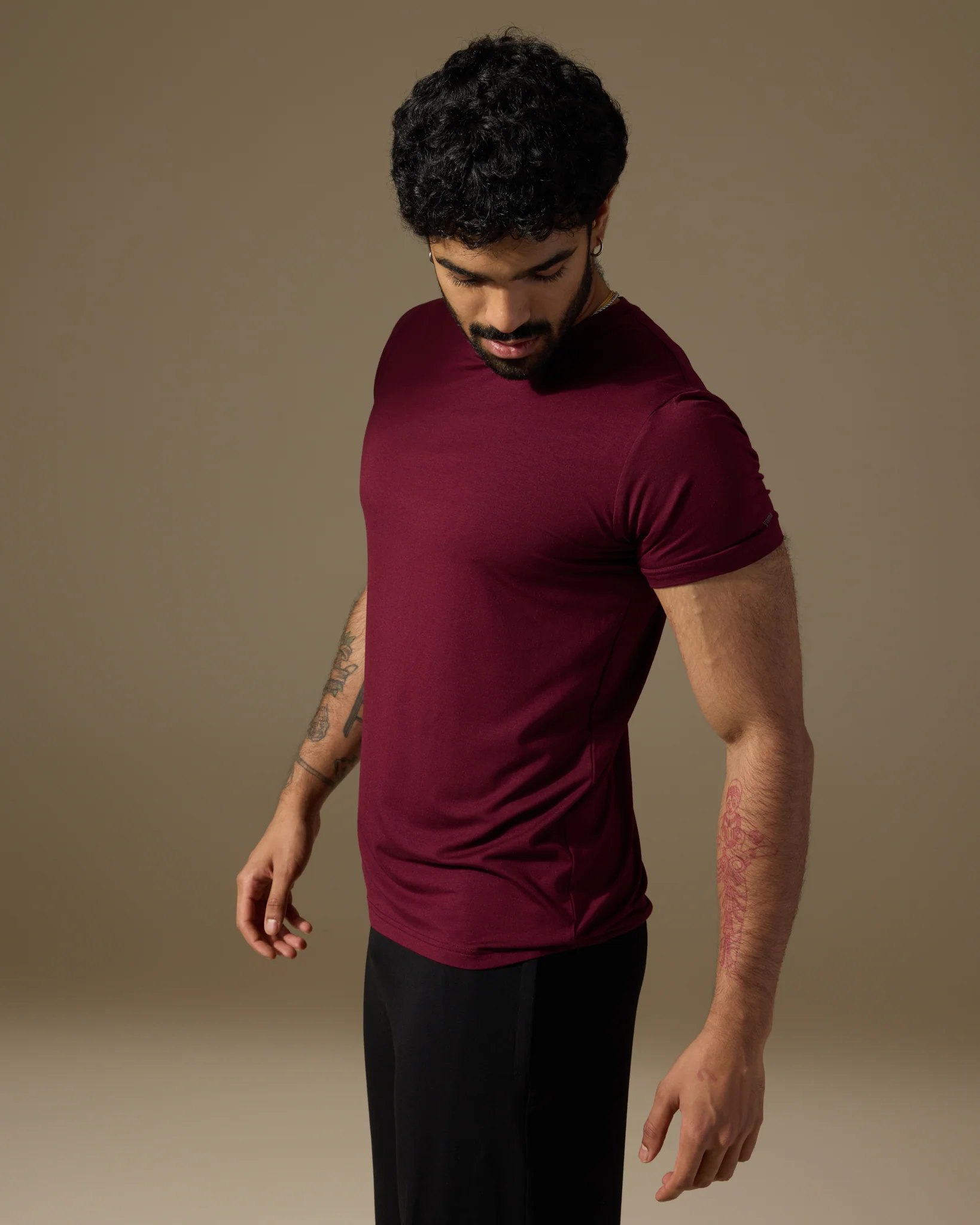 Aero Regular Tee Deep Berry - Image 3