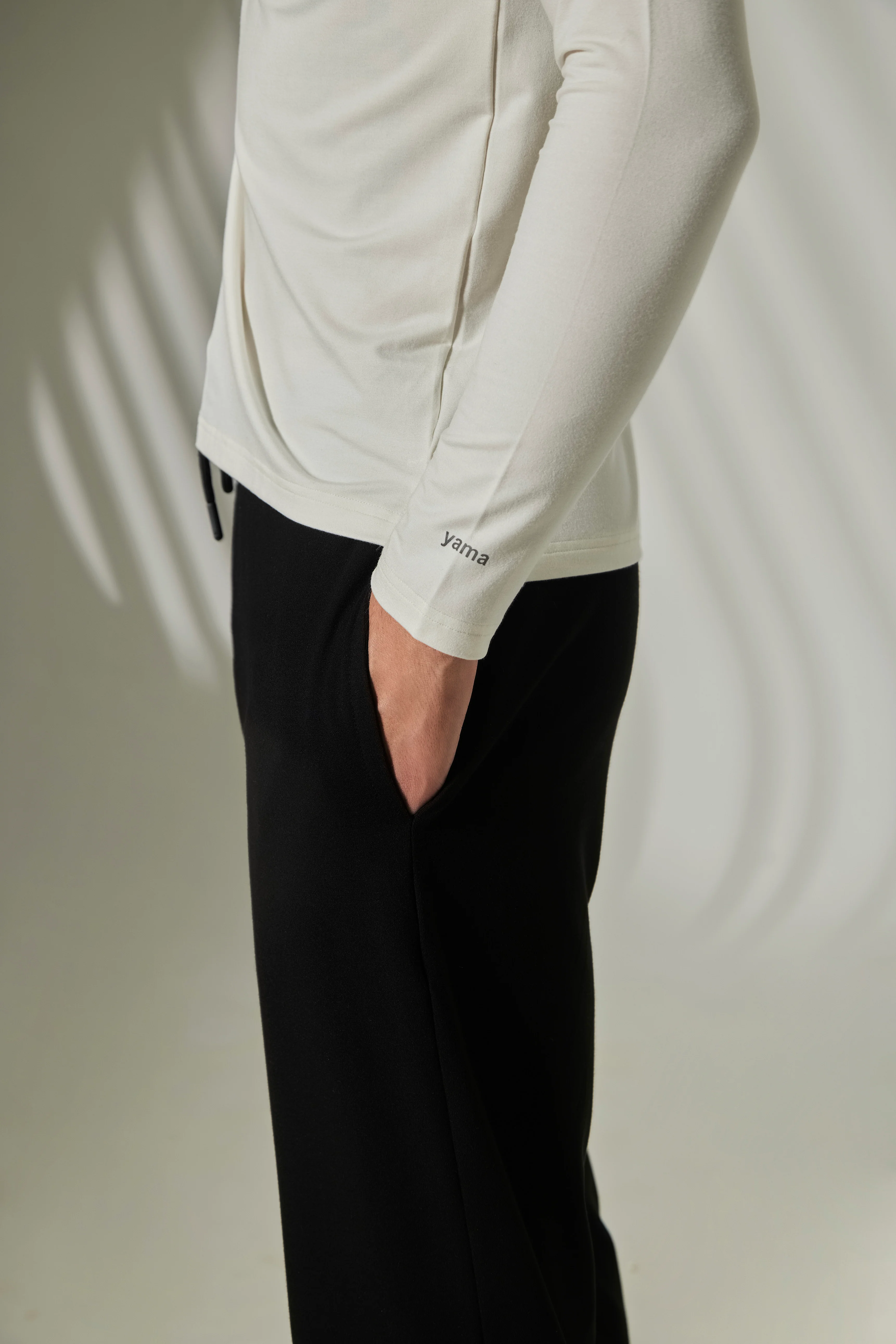 Aero Slim Fit Tee Long Sleeves Pure White - Image 5