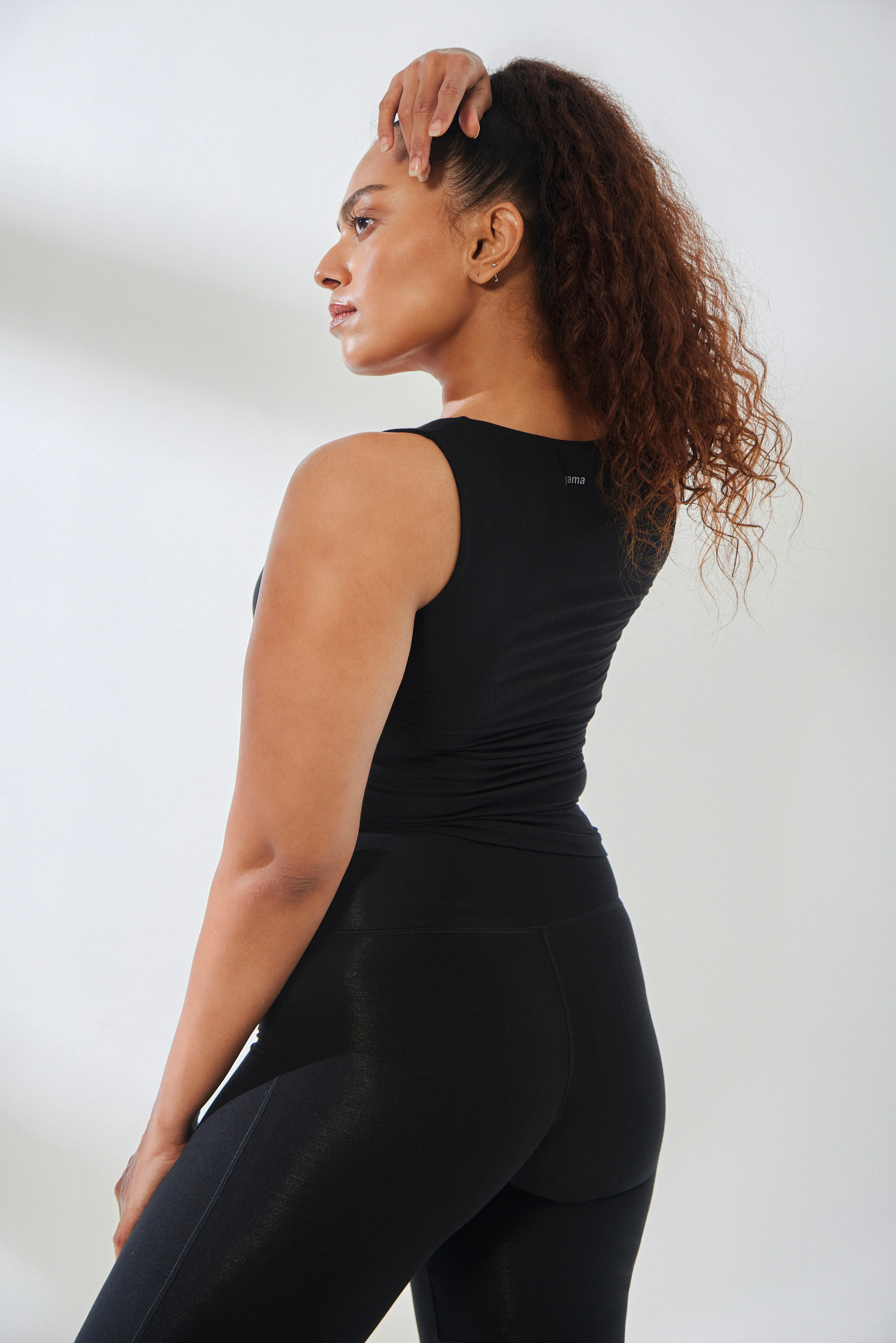 Aero Tank Top Midnight Black - Image 3