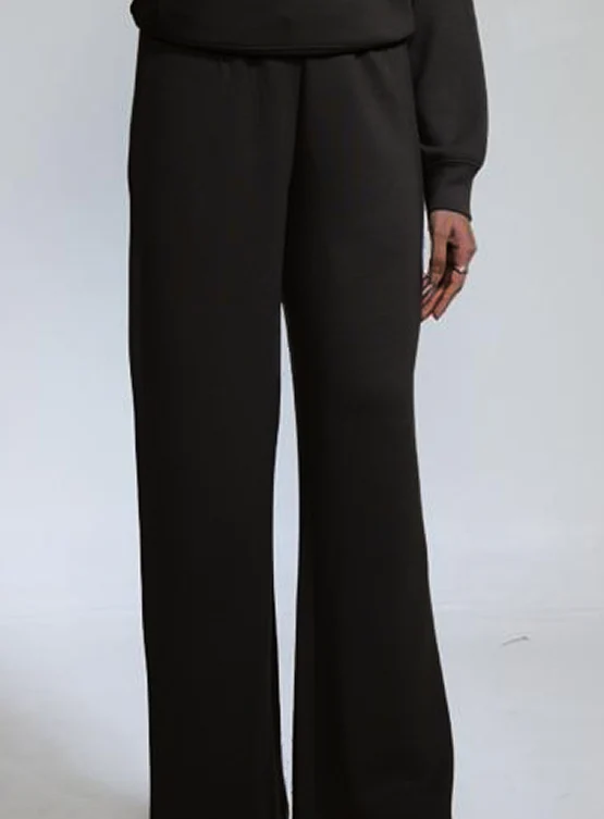 Aeroclouds Wide Leg Retreat Pants Black - Image 3