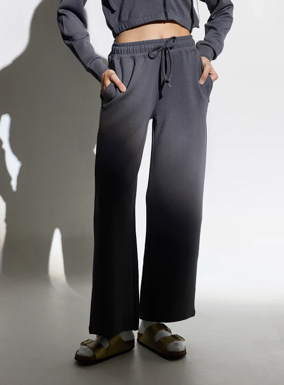 Aeroclouds Wide Leg Retreat Pants Stone Grey - Image 3