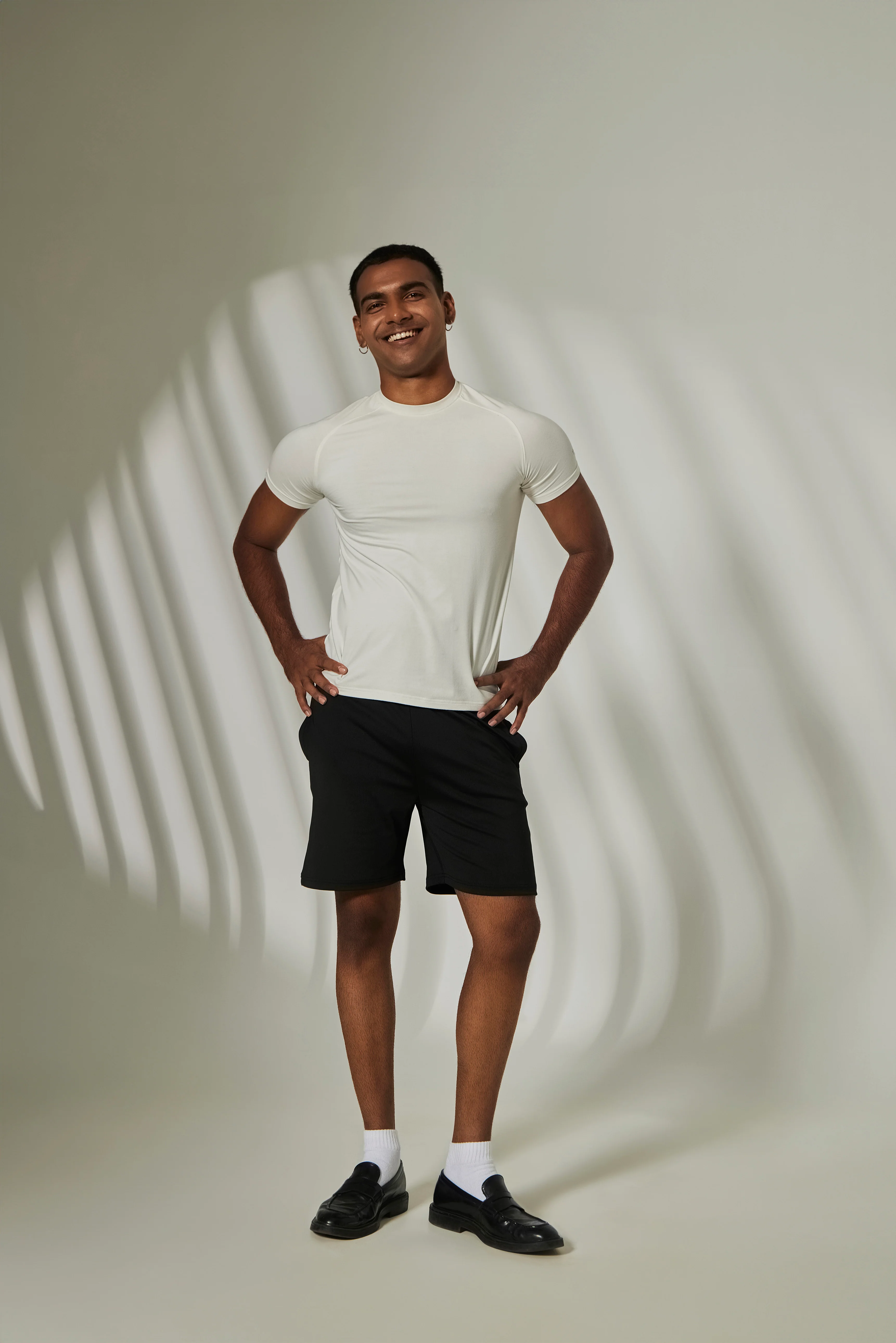 Flo Layered Shorts Midnight Black - Image 5