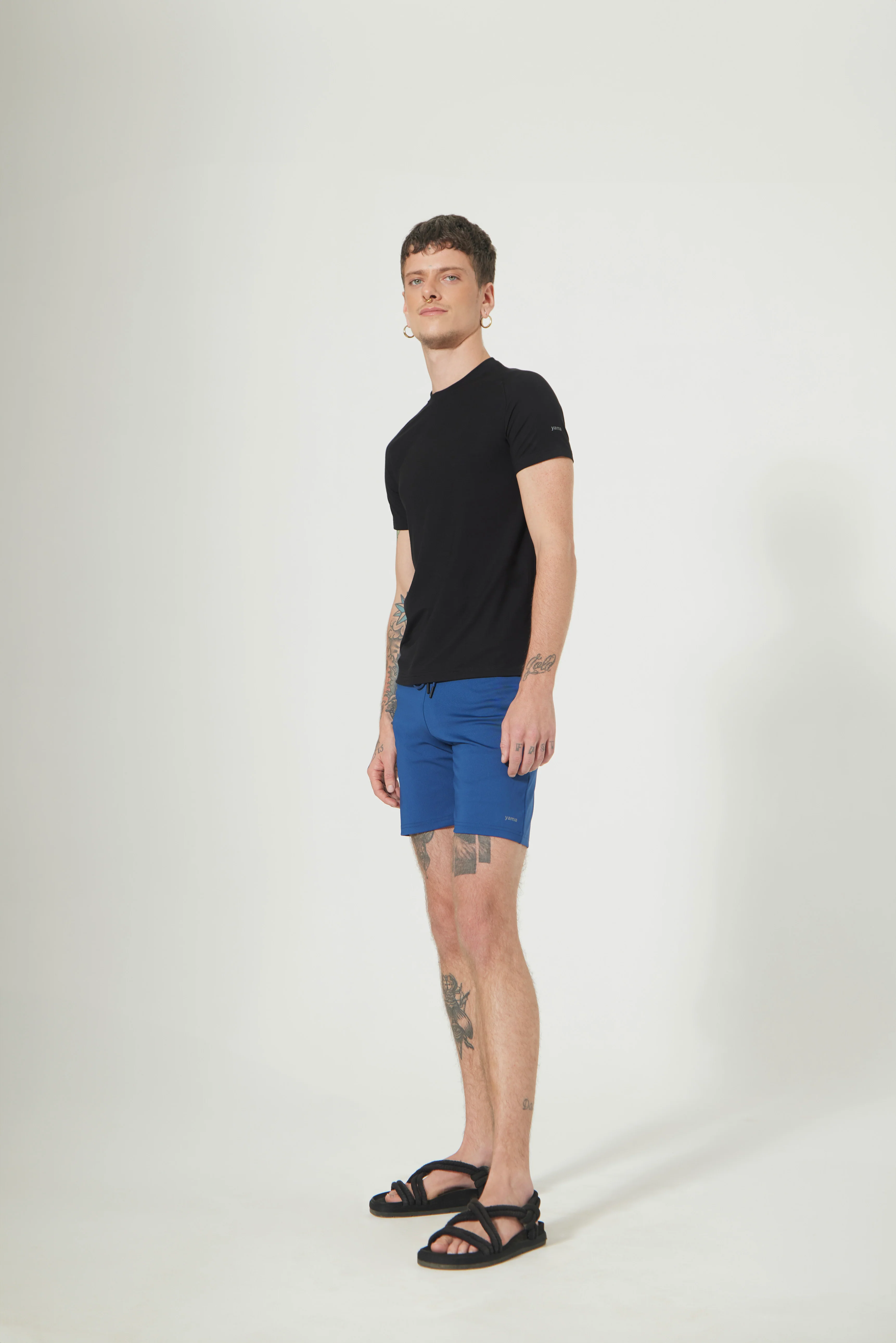 Flo Layered Shorts Navy Peony - Image 3