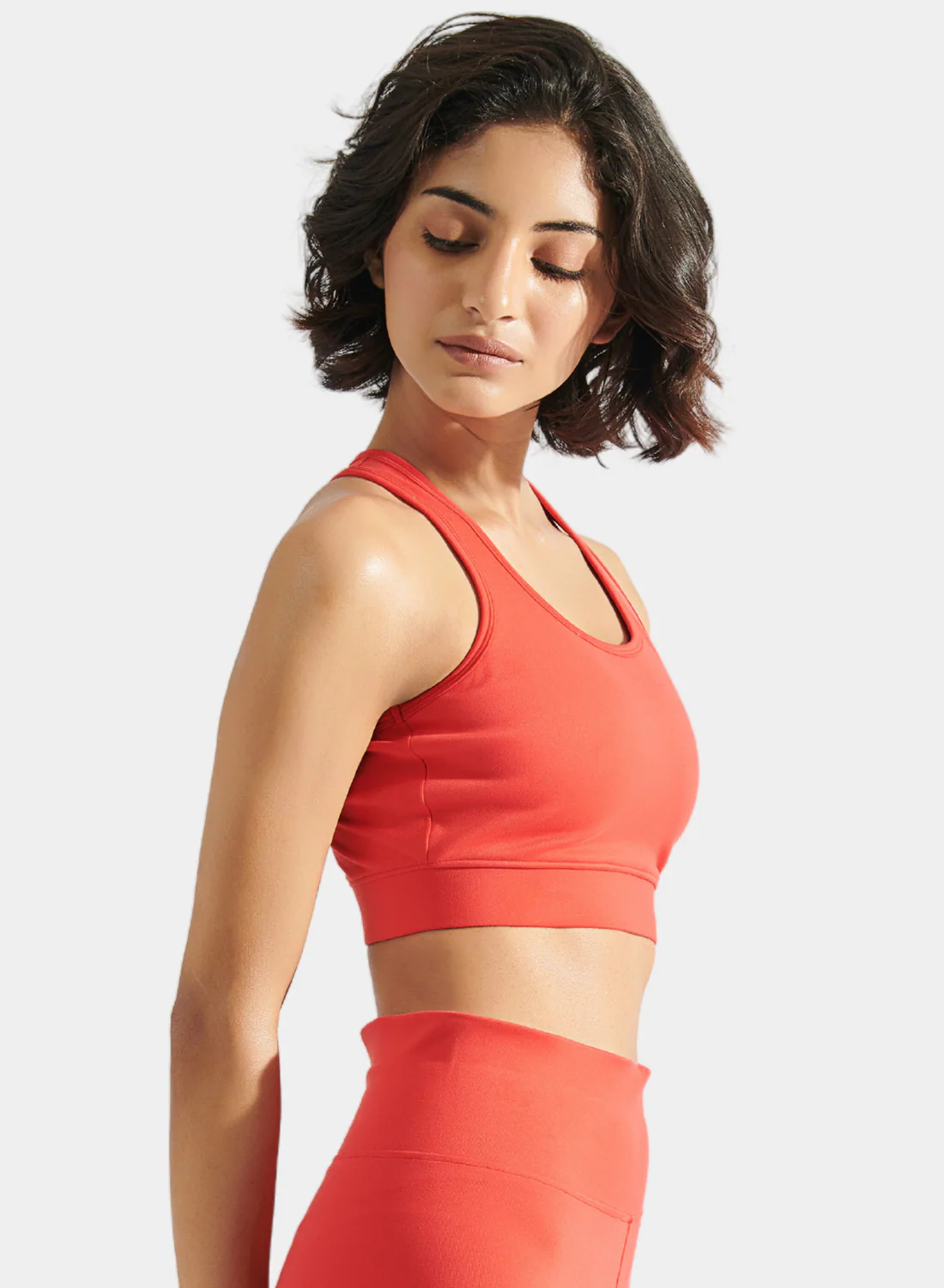 Flo Bra Top Fiery Coral - Image 4