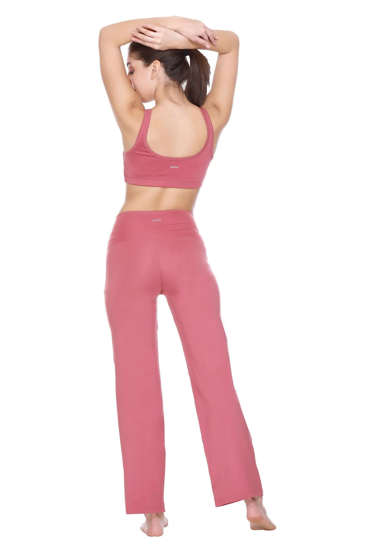 Flo Flared Yoga Pants Deco Rose - Image 3
