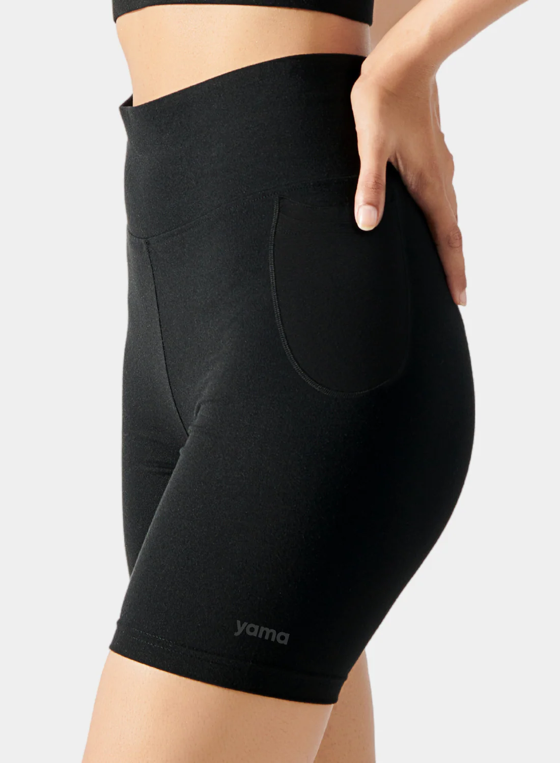 Flo Bike Short and Bra Top Combo Midnight Black - Image 3