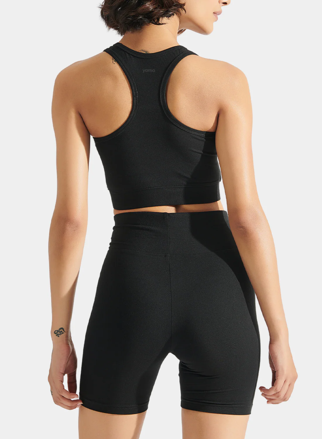 Flo Bike Short and Bra Top Combo Midnight Black - Image 5