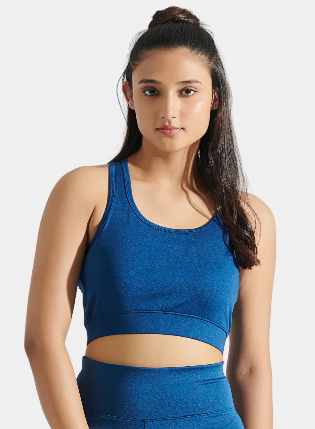 Flo Bike Short and Bra Top Combo Navy Peony - Image 4