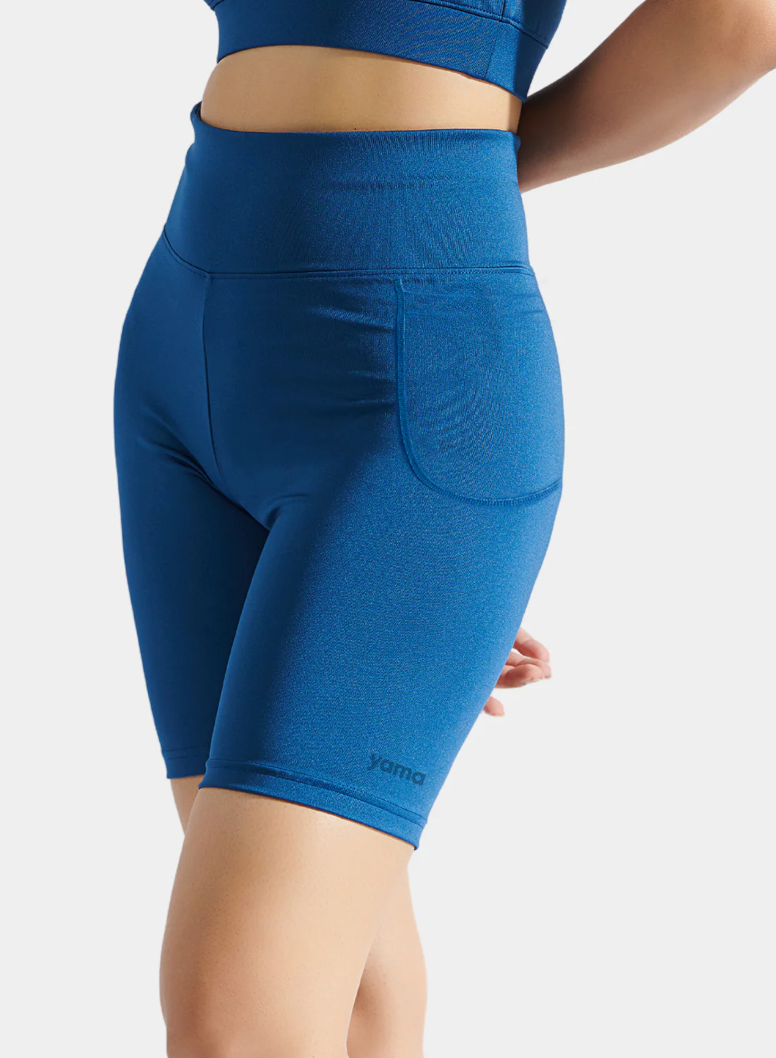 Flo Bike Short and Bra Top Combo Navy Peony - Image 5