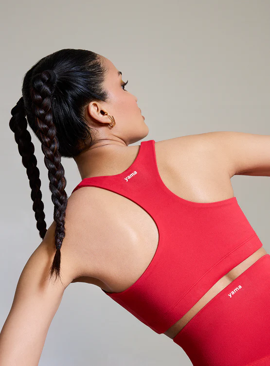 Intense Racer Back Sports Bra Scarlet Red - Image 5